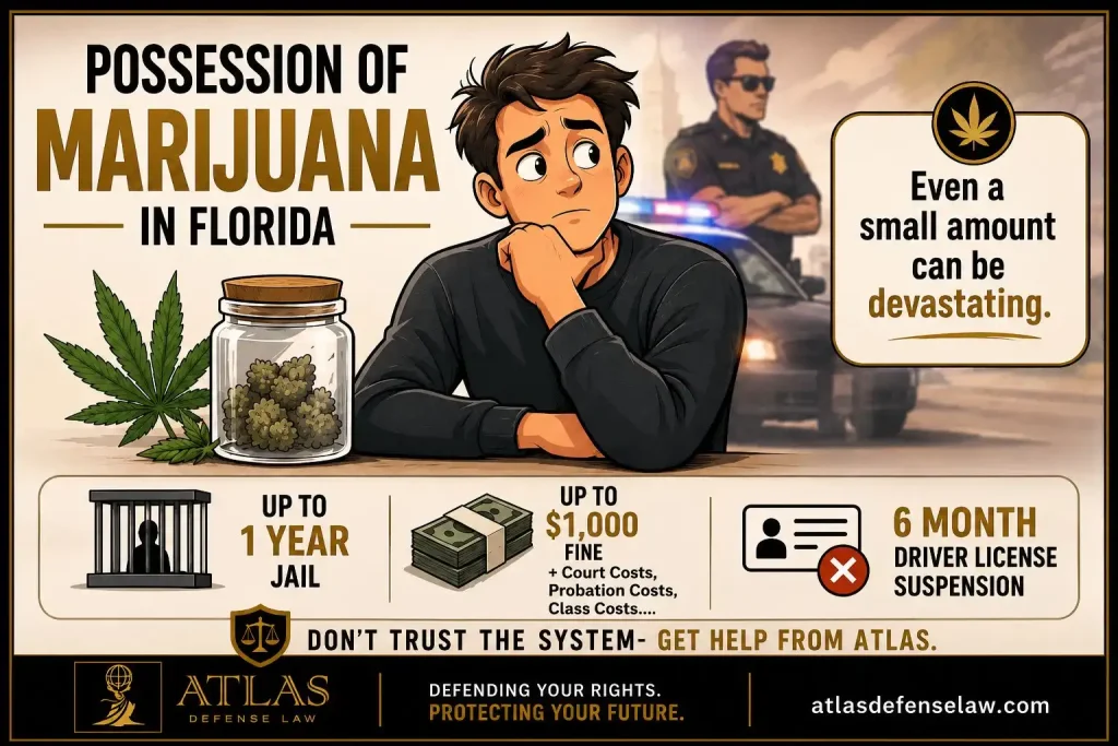 Possession of Mairjuana or Controlled Substances in Florida